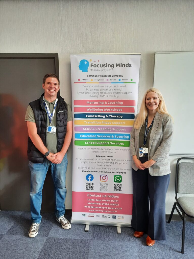 Focusing Minds providing mental health and wellbeing support at Trinity Academy Cathedral in Wakefield