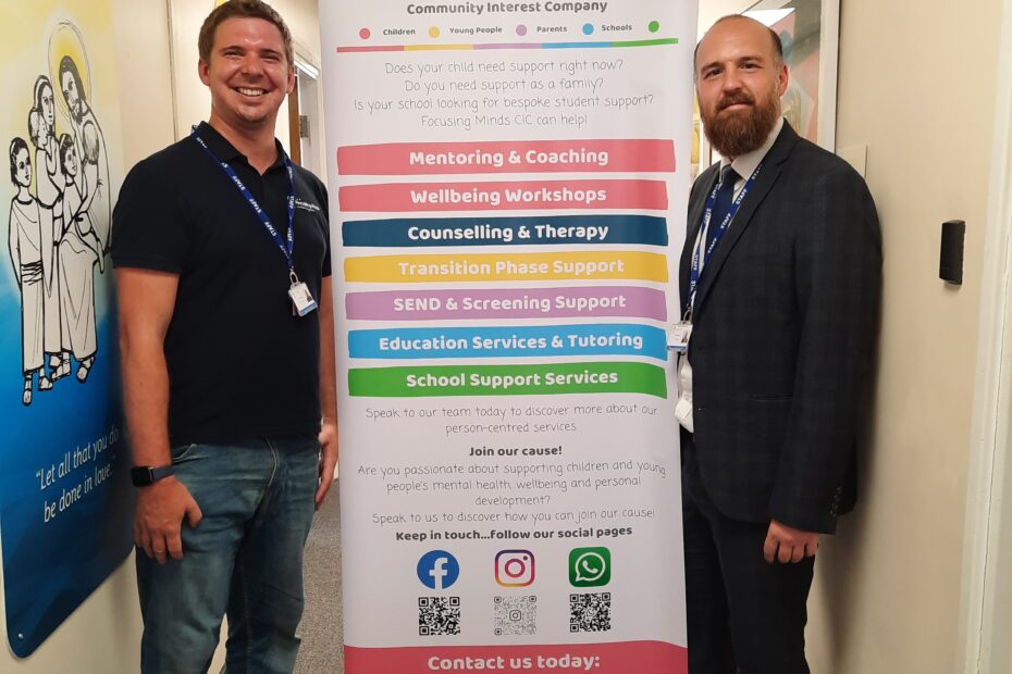 Focusing Minds support at St Thomas' Junior School in Featherstone