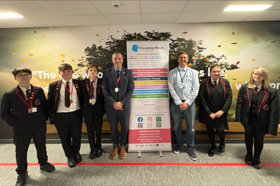 Focusing Minds support at Trinity Academy St Edwards students